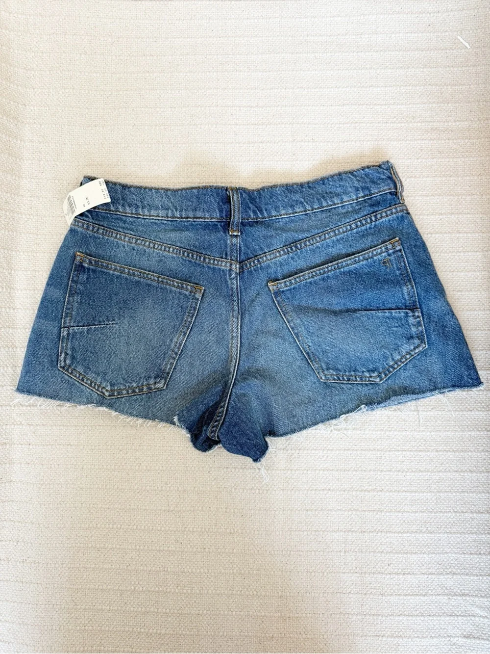 Anthropologie Pilcro Blue High Waisted Jean Shorts The Everyday Denim Shorts - Picture 4 of 9
